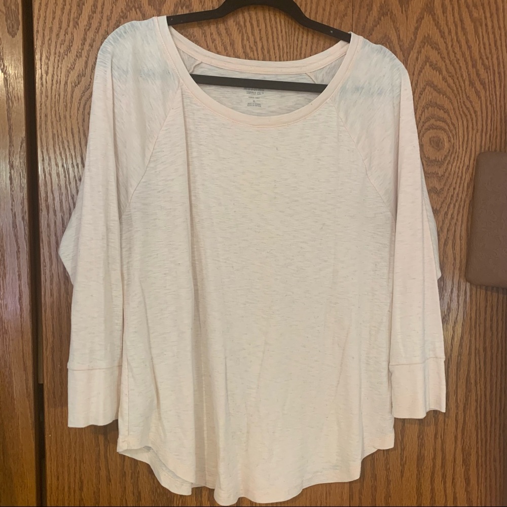 Light Pink Quarter Length Shirt